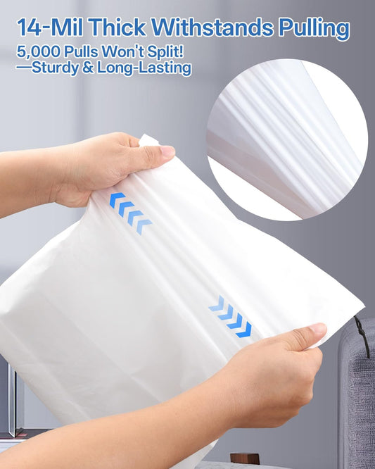 Teskyer Shoe Bags for Travel, Waterproof Drawstring Shoe Bags, 6 Pack
