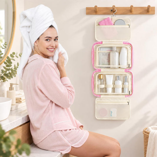 Travel Hanging Toiletry Bag&Makeup Bag Set - Birthday Gifts for Women Girls