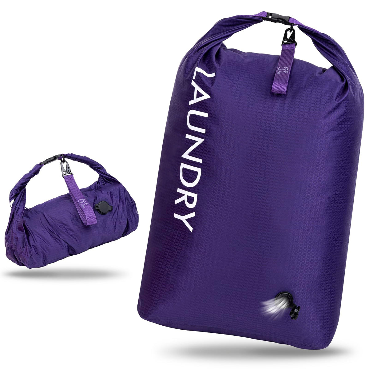 Travel Laundry Bag, Waterproof Compression Storage for Dirty Clothes