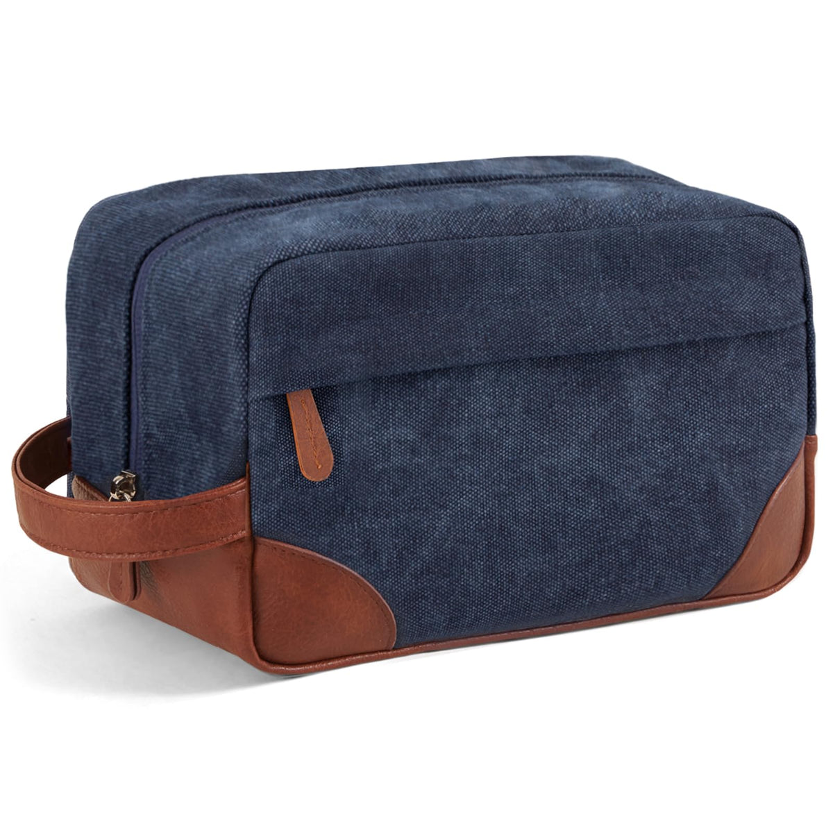 Vorspack Canvas Travel Toiletry Bag for Men, Medium, Black