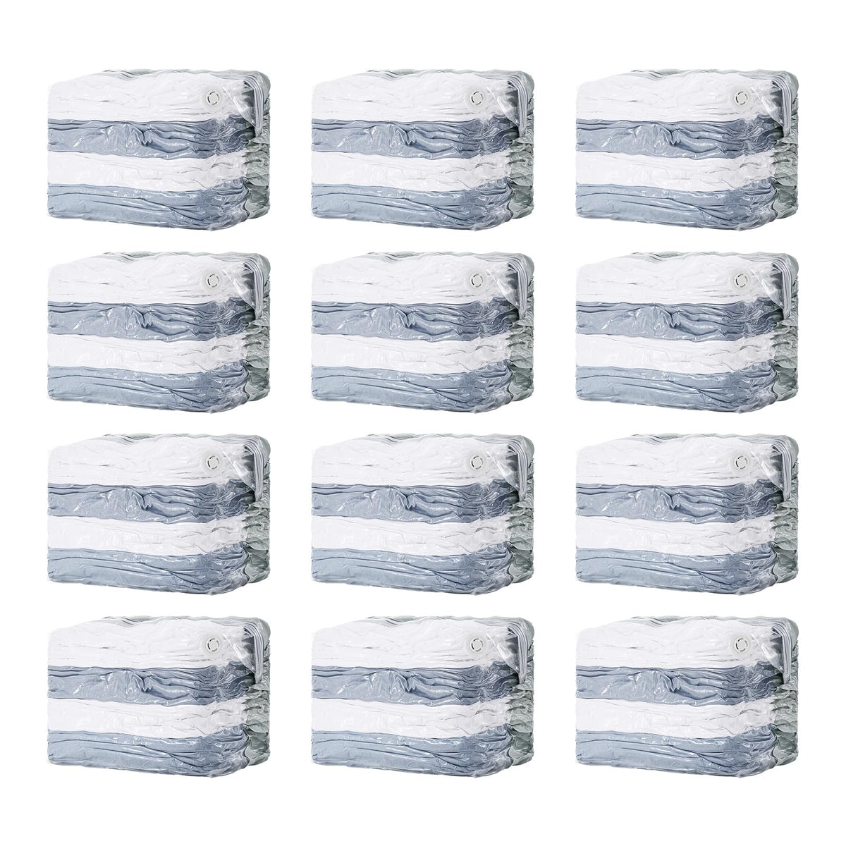 TAILI 6 Pack Vacuum Storage Bags, Jumbo Cube (31x40x15 Inch), Cream