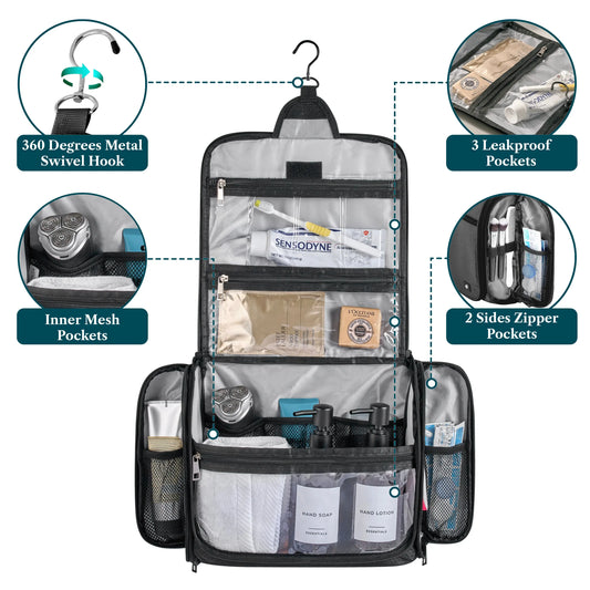 Classic Hanging Toiletry Organizer Bag