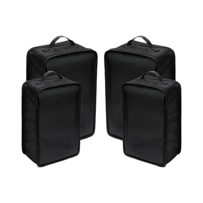 Travel Shoe Bags, Foldable Waterproof Shoe Puches Organizer-Double Layer (Multi-colored4)