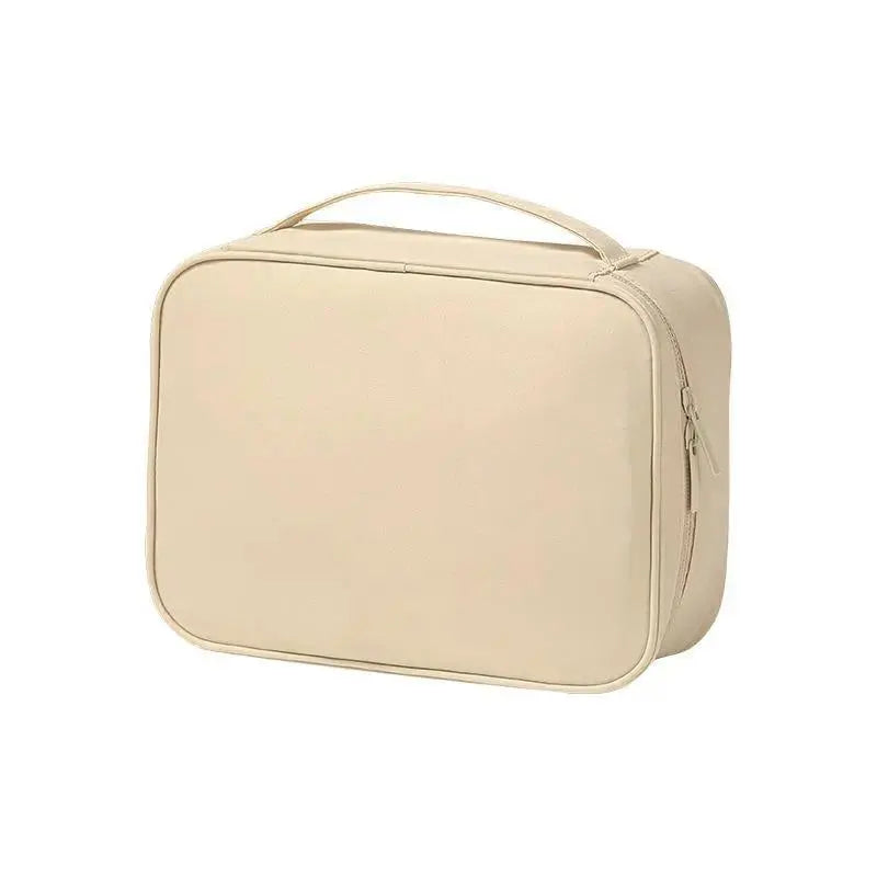 Waterproof Oxford Toiletry Bag with Divider, Y2K Portable Large Capacity Makeup Organizer for Women
