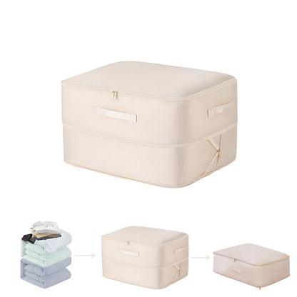 Comforter Storage Bag, Bedding & Blanket Self Compression Storage Organizer