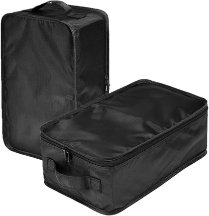 Travel Shoe Bags, Foldable Waterproof Shoe Puches Organizer-Double Layer (Multi-colored4)