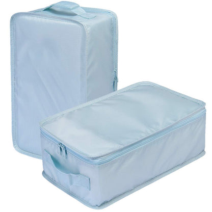 Travel Shoe Bags, Foldable Waterproof Shoe Puches Organizer-Double Layer (Multi-colored4)