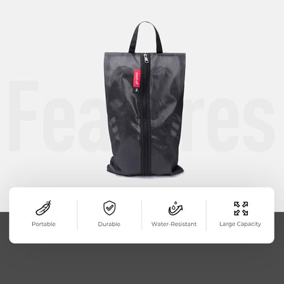 pack all Plus-Sized Shoe Bag for Travel, Water-Resistant Shoe Pouch