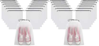 Vorspack 13 Pack Transparent Shoe Bags for Travel, 15.7 x 11.8 inches