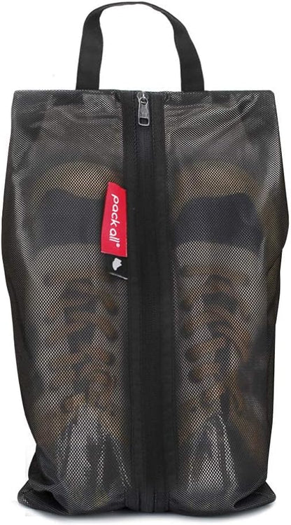 pack all Shoe Bag for Travel, Water-Resistant Shoe Pouch for Sports
