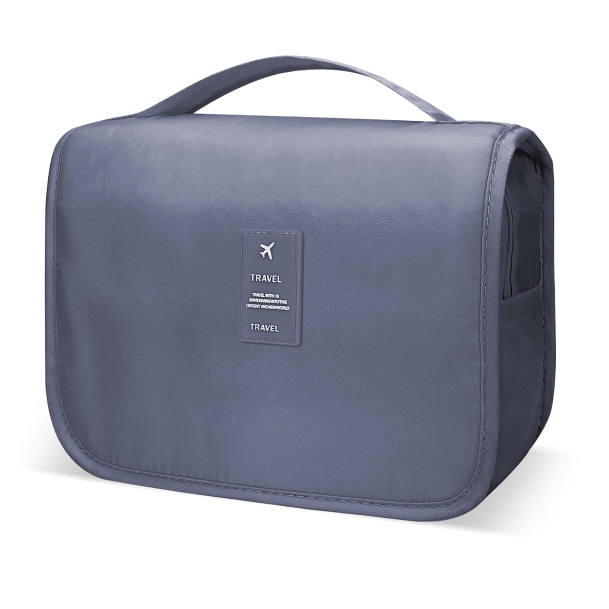 Lcsmaokin Large Capacity Toiletry Bag Travel Bag with Hanging Hook for Men and Women Waterproof Travel Cosmetic Bag Bathroom Storage Bag for Brushes Set,Full-Sized Shampoo,Toiletries,Accessories-Black