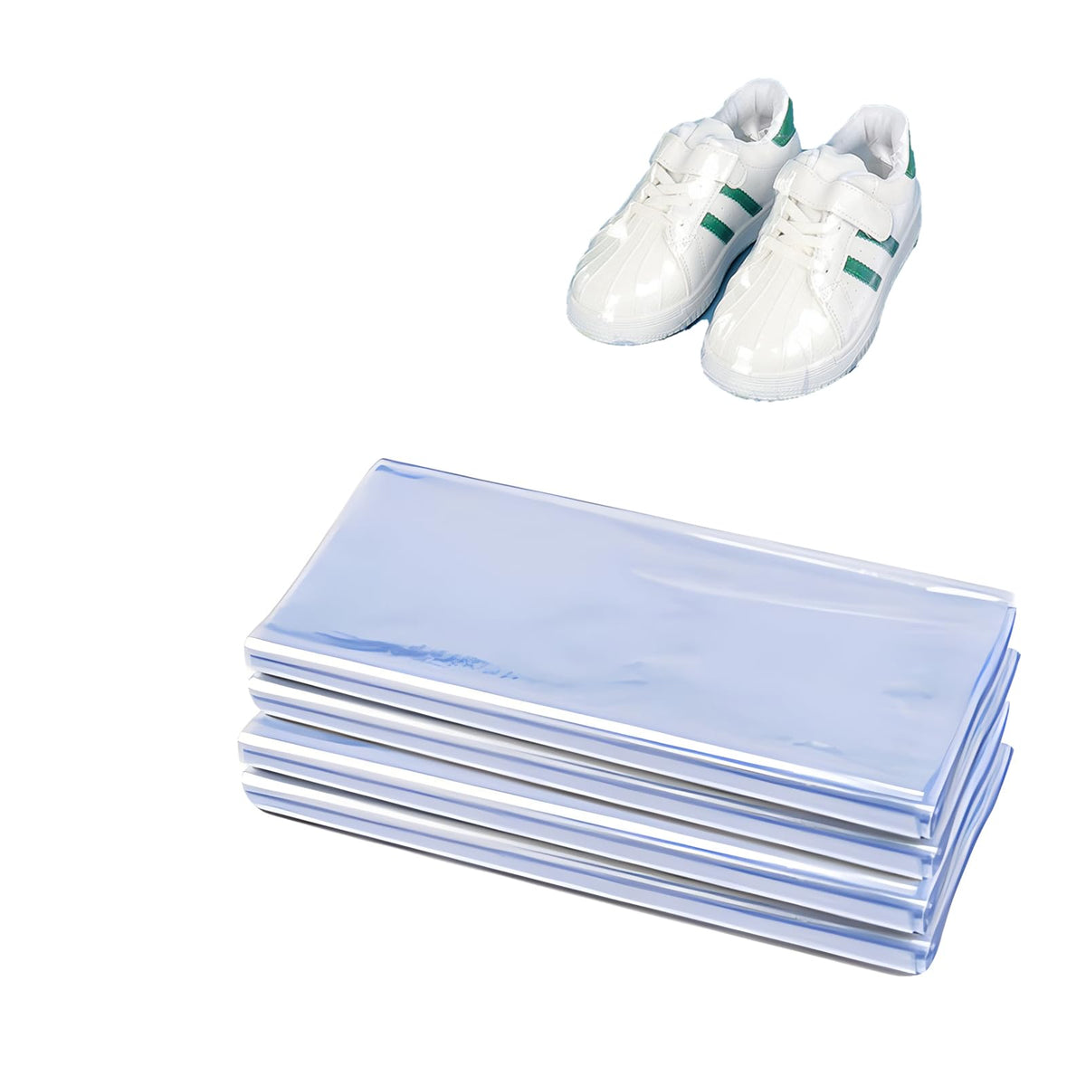 100 Pack Travel Shoe Bags, Waterproof Clear Shoe Storage Bags with Drawstring, Large Portable Shoe Organizer for Packing, 15.7 x 11.8 Inch Travel Essentials for Women and Men (Translucent)