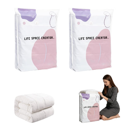 2026 New Space Bags No-Pump Vacuum Storage | Reusable Vacuum Seal Storage Bags
