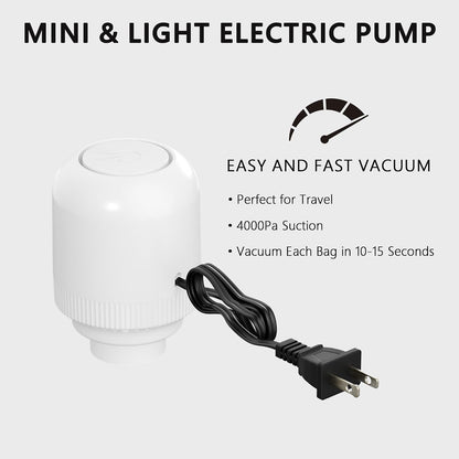 Vacuum Storage Bags for Travel & Home with Electric Pump, 28 Combo