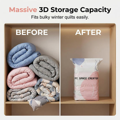 2026 New Vacuum Storage Bags for Home Clothes Compression Space Saver Bags