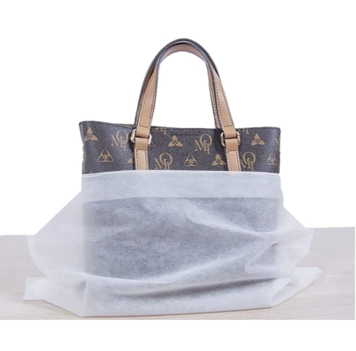 30 eco-friendly travel shoe bag storage bags, non-woven breathable dust-proof bag with rope, suitable for storing shoes and bags, isolate dust and keep shoes and bags clean and tidy. (9.8inX13.77in)