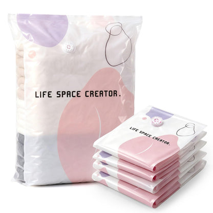 2Pcs No Pump Vacuum Storage Bags for Home Organization, 31" x 39"