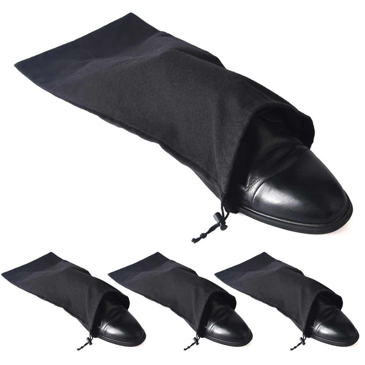 PlasMaller Shoe Storage Bags 100% Cotton with Drawstring for Men and Women for Travel Protecting and Storing Shoes
