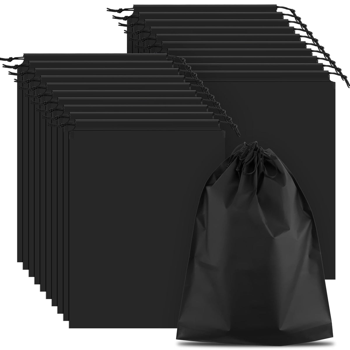 20 Pack Shoe Bags for Travel, Clear Travel Shoe Bags for Packing Waterproof
