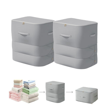 Comforter Storage Bag, Bedding & Blanket Self Compression Storage Organizer