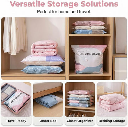 2026 New Vacuum Storage Bags for Home Clothes Compression Space Saver Bags