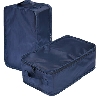 Travel Shoe Bags, Foldable Waterproof Shoe Puches Organizer-Double Layer (Multi-colored4)