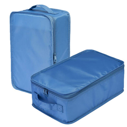 Travel Shoe Bags, Foldable Waterproof Shoe Puches Organizer-Double Layer (Multi-colored4)