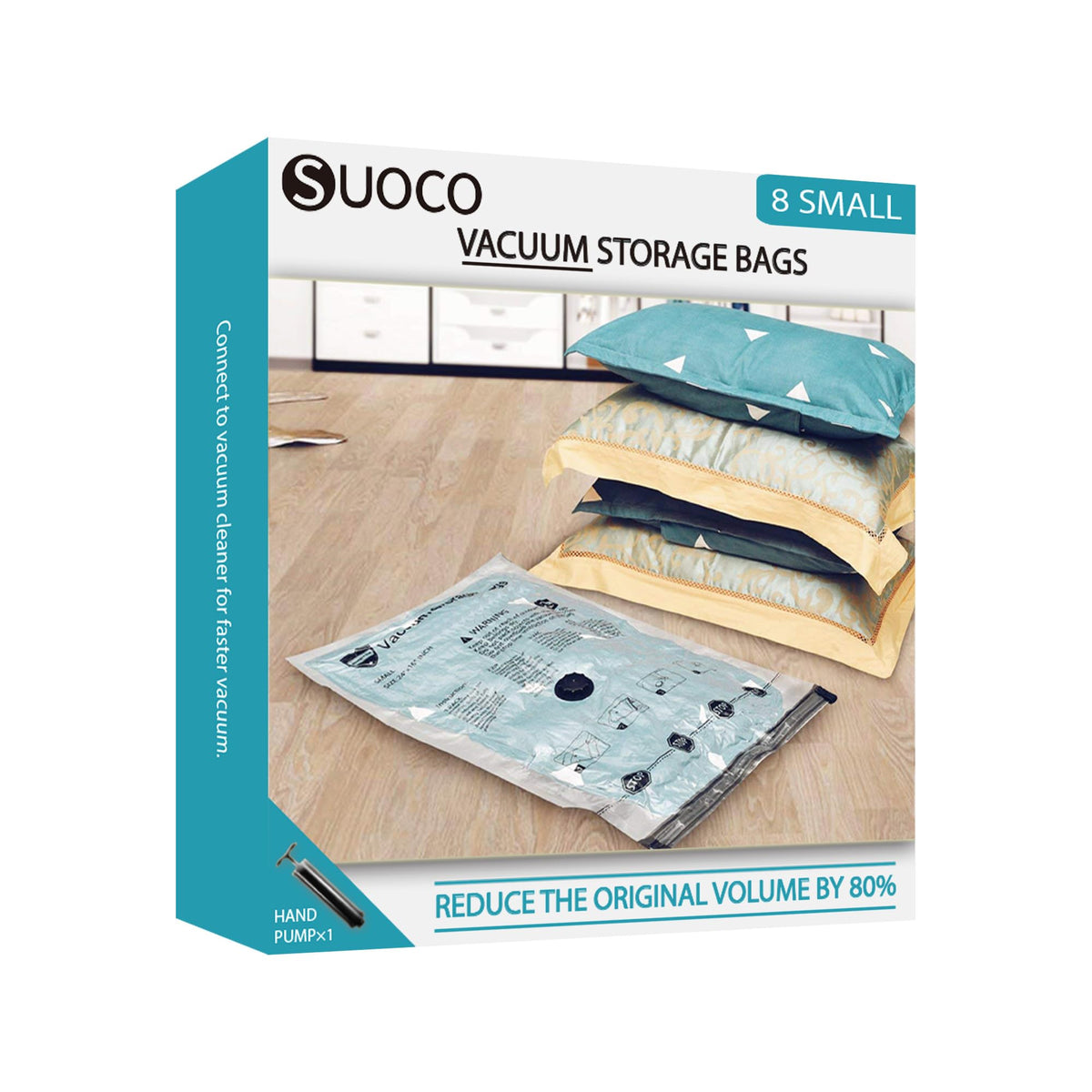 Vacuum Storage Bags for Travel & Home with Electric Pump, 28 Combo