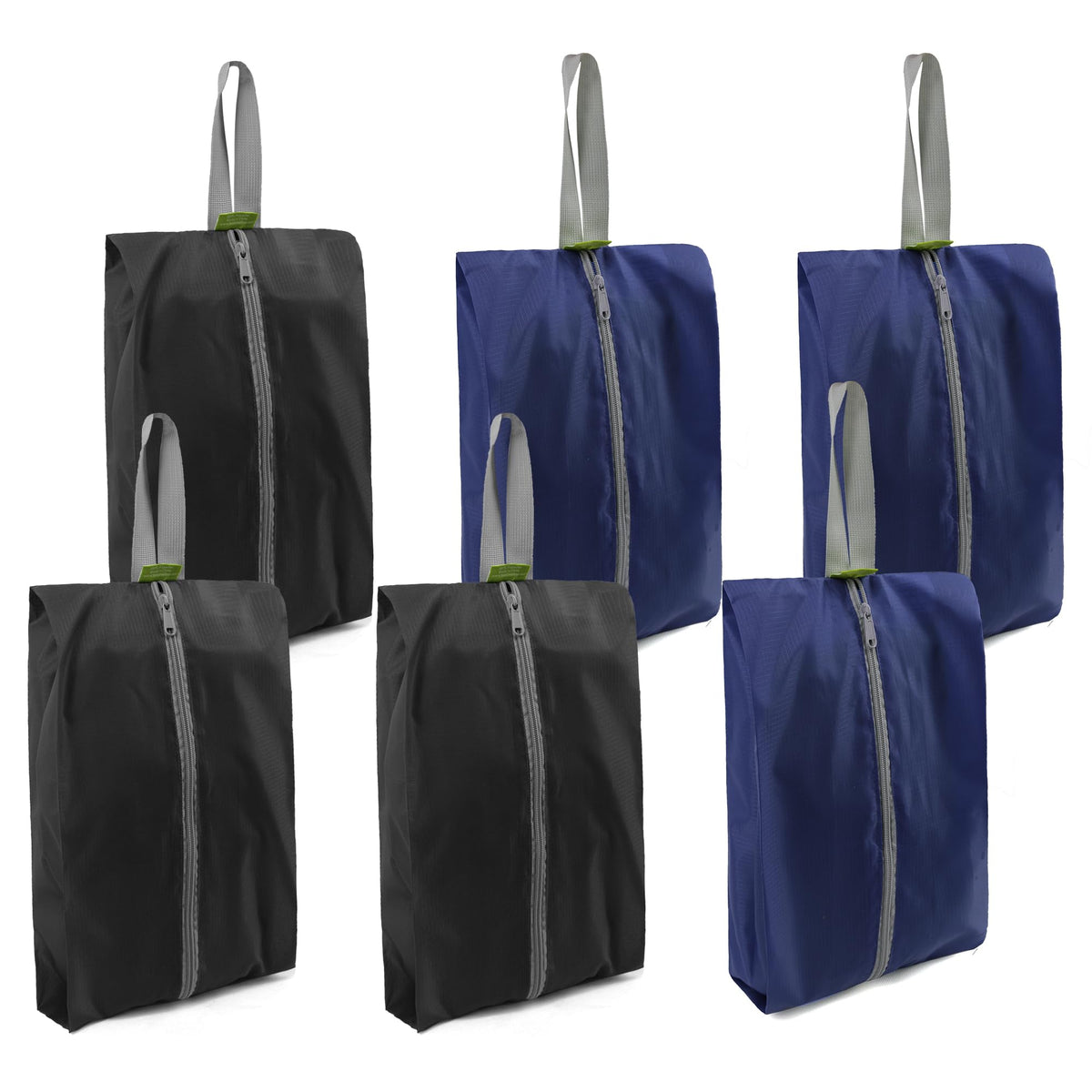 BeeGreen Shoe Organizer 6pcs Shoe Bags with Zipper Closure, Flower Design Shoe Storage Organizer with Handle Travel Bags For Men and Women, Portable Nylon Travel Gifts
