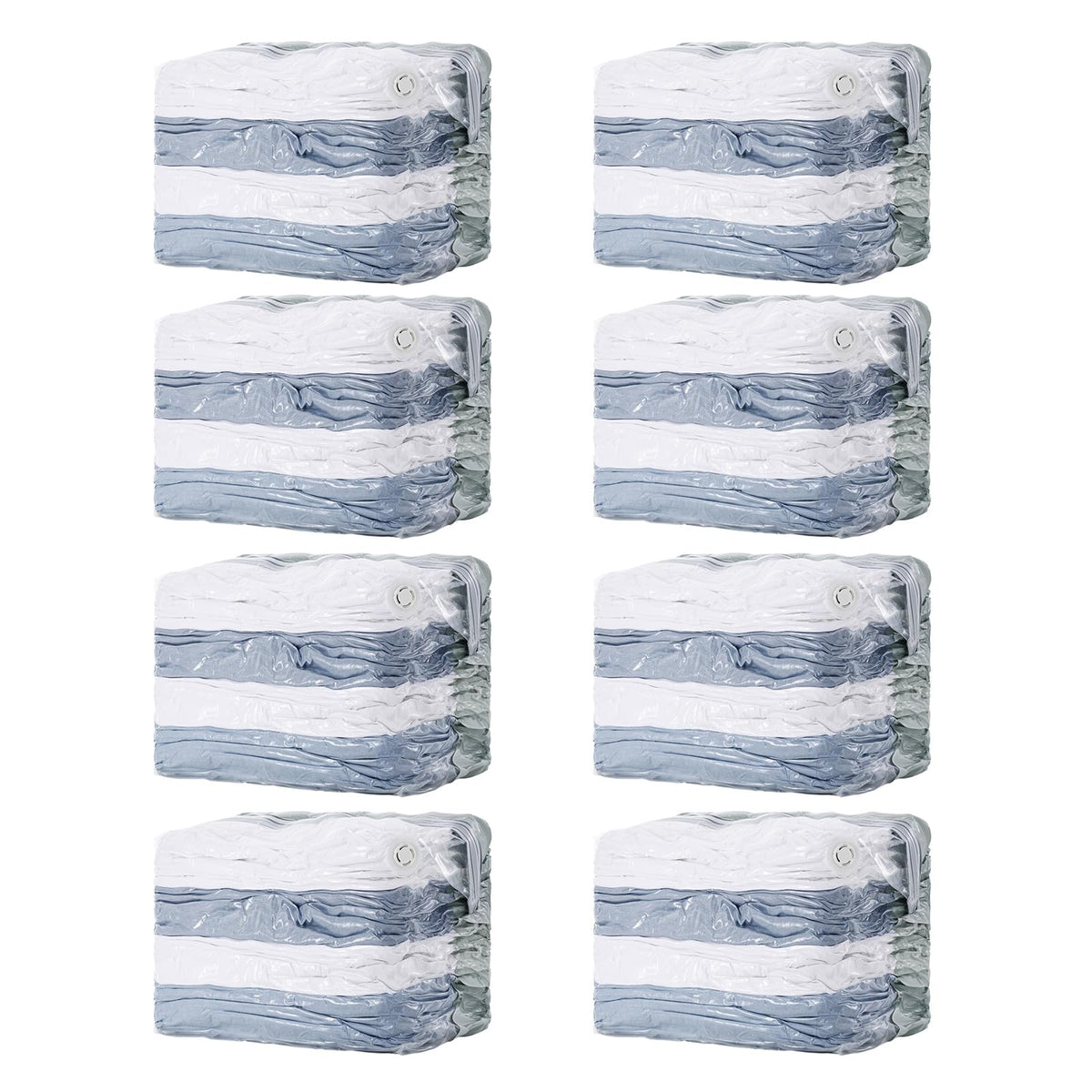 TAILI 6 Pack Vacuum Storage Bags, Jumbo Cube (31x40x15 Inch), Cream