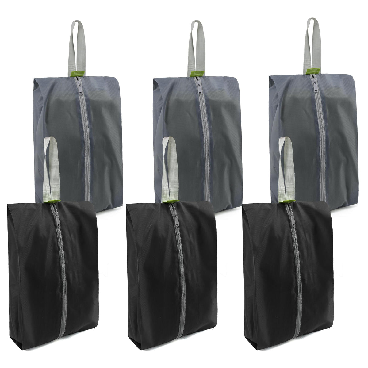 BeeGreen Shoe Organizer 6pcs Shoe Bags with Zipper Closure, Flower Design Shoe Storage Organizer with Handle Travel Bags For Men and Women, Portable Nylon Travel Gifts