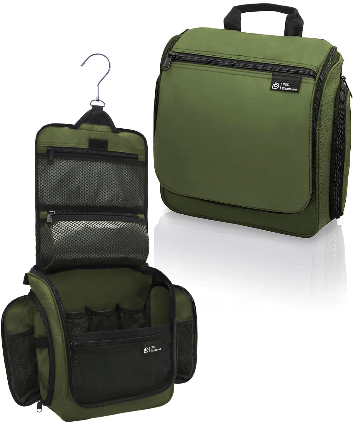 D&D Wanderlust Hanging Travel Toiletry Bag for Women & Men, Large Organizer