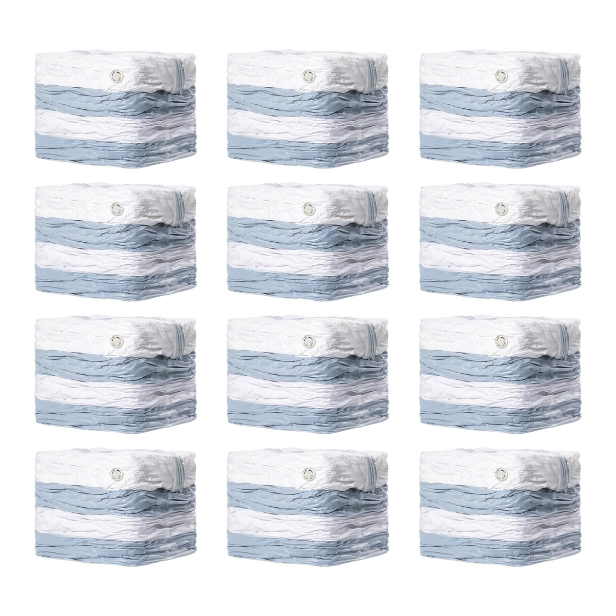 TAILI 6 Pack Vacuum Storage Bags, Jumbo Cube (31x40x15 Inch), Cream
