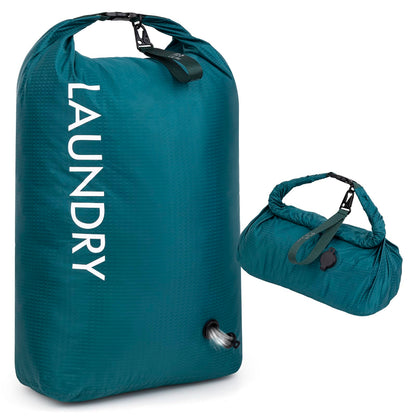 Travel Laundry Bag, Waterproof Compression Storage for Dirty Clothes