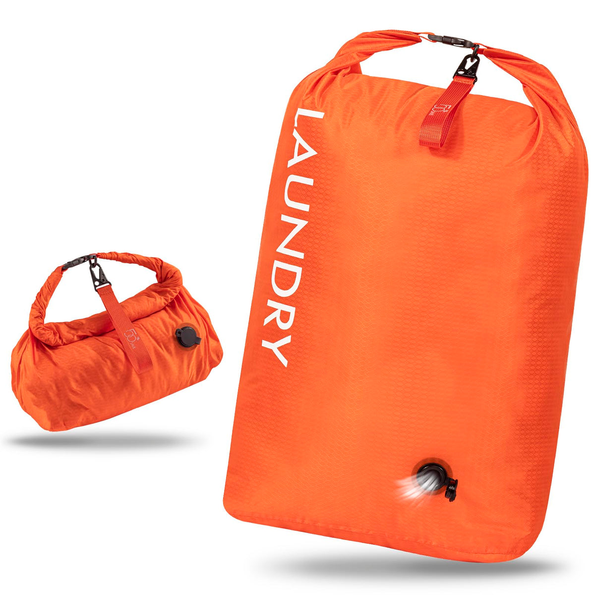Travel Laundry Bag, Waterproof Compression Storage for Dirty Clothes
