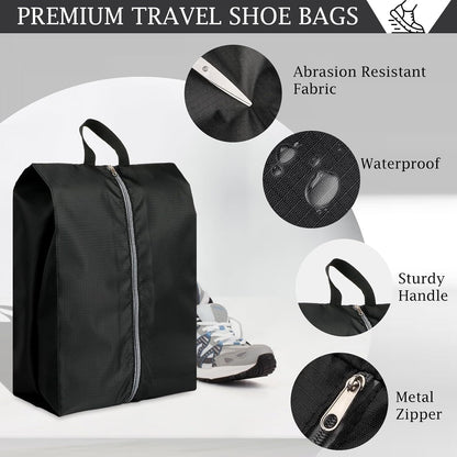 Shoe Bags for Travel, Set of 4 Pack Shoe Travel Bags for Packing Large