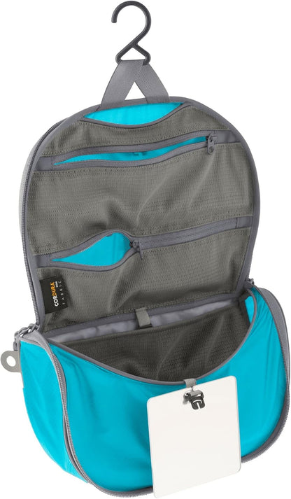 Sea to Summit Small Hanging Toiletry Bag, Travel Organizer, Atoll Blue