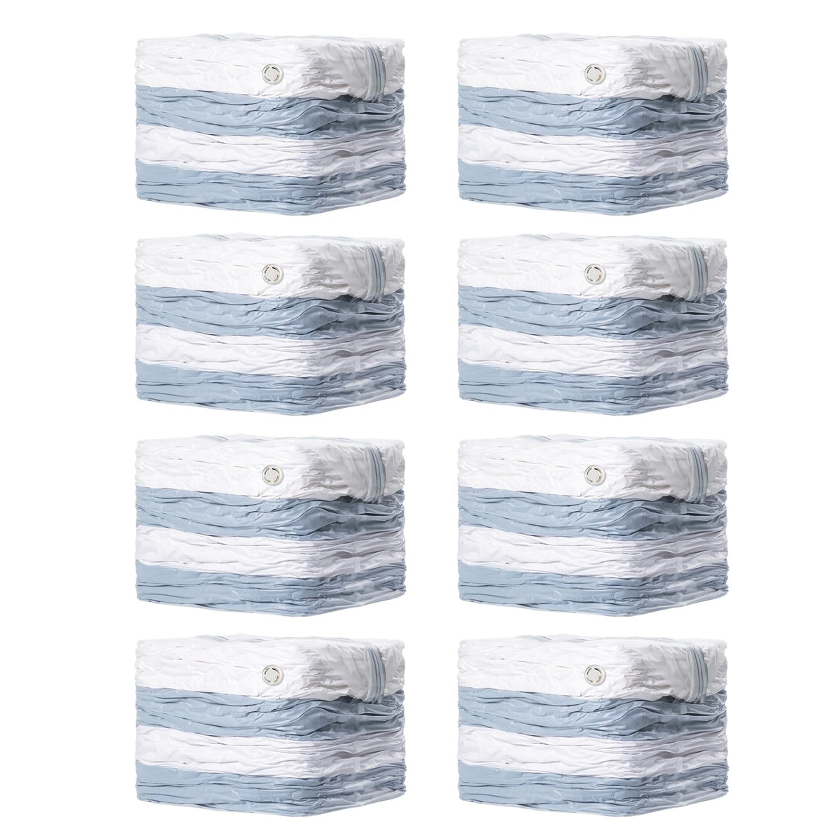 TAILI 6 Pack Vacuum Storage Bags, Jumbo Cube (31x40x15 Inch), Cream