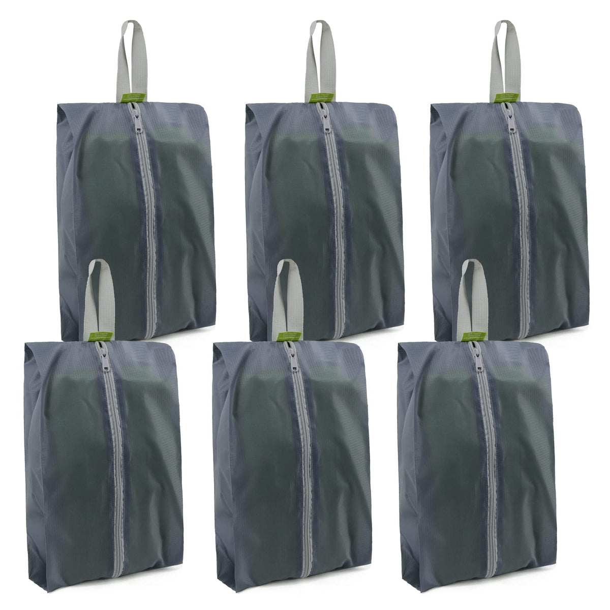 BeeGreen Shoe Organizer 6pcs Shoe Bags with Zipper Closure, Flower Design Shoe Storage Organizer with Handle Travel Bags For Men and Women, Portable Nylon Travel Gifts