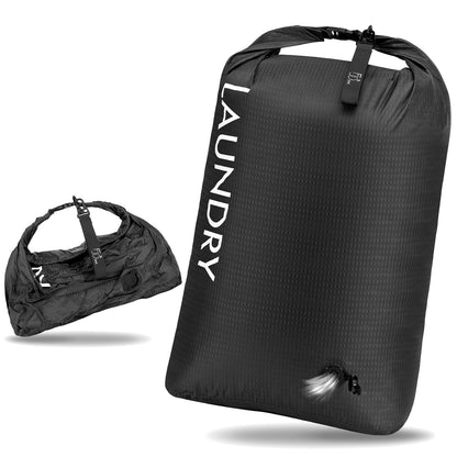 Travel Laundry Bag, Waterproof Compression Storage for Dirty Clothes