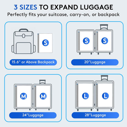 15 Packs Vacuum Bags for Travel with Rechargeable Pump, 3 Sizes Heavy Duty Vacuum Seal Bags for Clothing, Compression Vacuum Travel Bags for Luggage, Vacuum Packing Bags for Closet Organization