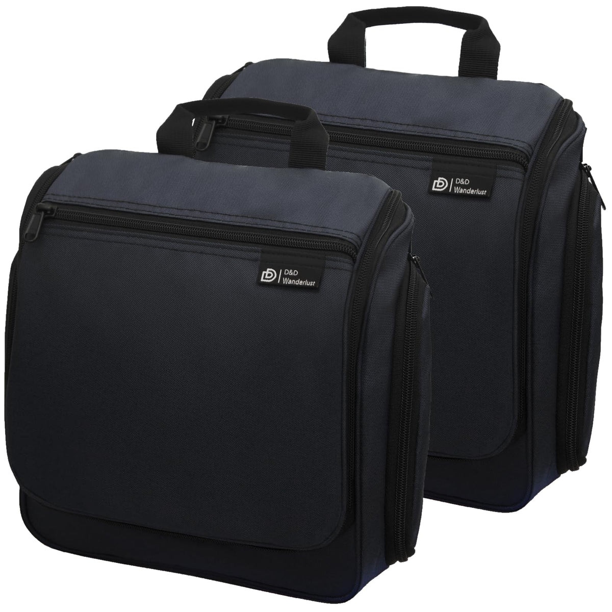 D&D Wanderlust Hanging Travel Toiletry Bag for Women & Men, Large Organizer