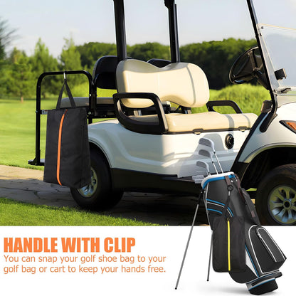 TOBWOLF Golf Shoes Bag, Smell-Proof & Waterproof Cleat Bag for Travel