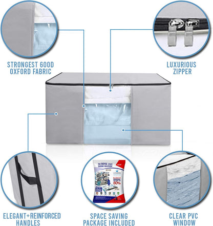 Vacuum Storage Bags, Cube Space Saver Bags, Bedding Space Saving Organizer