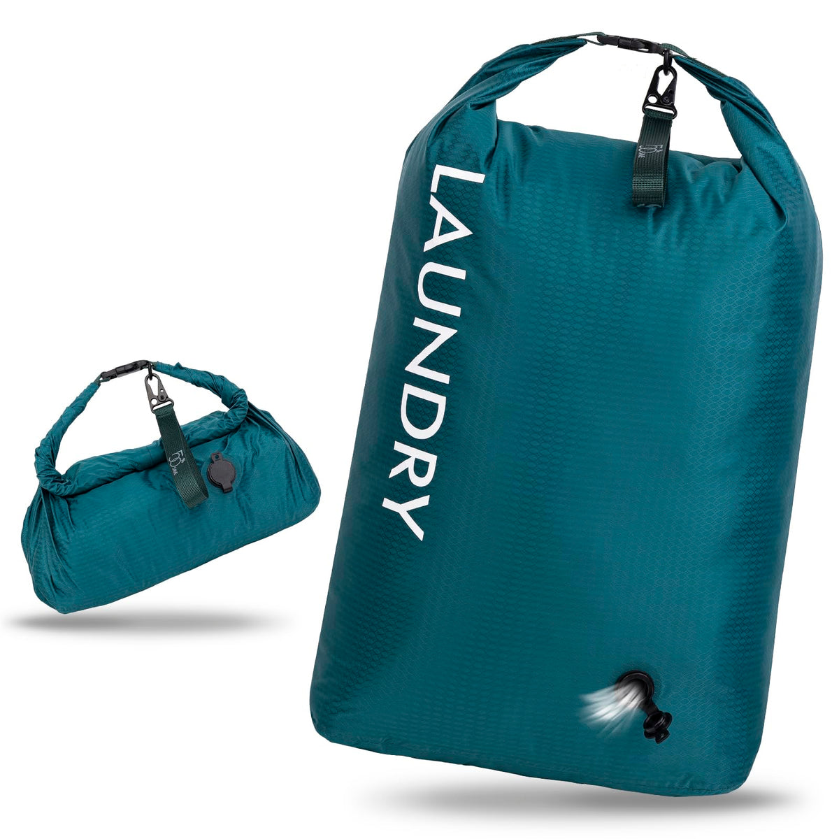 Travel Laundry Bag, Waterproof Compression Storage for Dirty Clothes