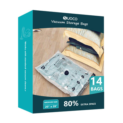 Vacuum Storage Bags for Travel & Home with Electric Pump, 28 Combo