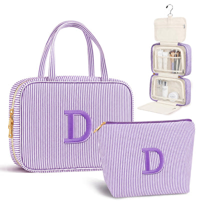 Travel Hanging Toiletry Bag&Makeup Bag Set - Birthday Gifts for Women Girls