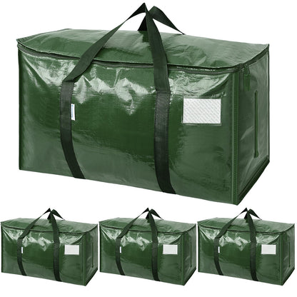 TICONN 6 Pack Extra Large Moving Bags Heavy Duty with Zippers & Carrying Handles, Durable Storage Bags Moving Boxes for Closet Organizers and Storage (6 Pack, Blue)