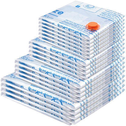MEIQIHOME Vacuum Storage Bags, Space Saver Sealer Bags,Vacuum seal bags for clothing, Pillows, Comforters, Blankets, Bedding,Travel,7 Jumbo