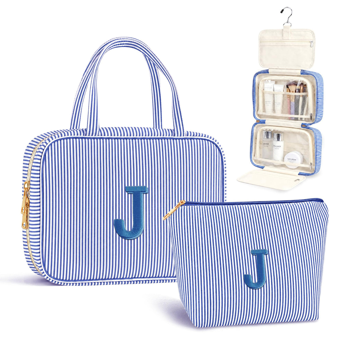 Travel Hanging Toiletry Bag&Makeup Bag Set - Birthday Gifts for Women Girls